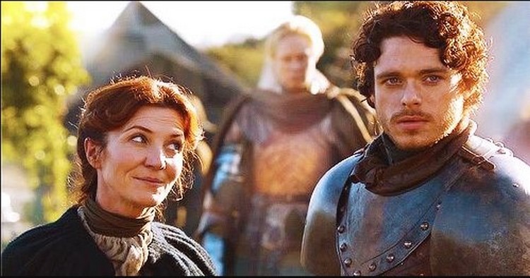 Catelyn Stark et son fils Robb