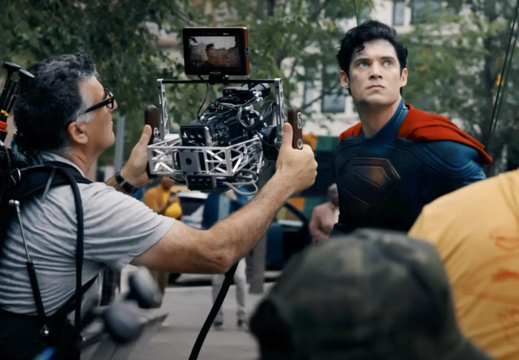 Coulisses du tournage du dernier film Superman de 2025.