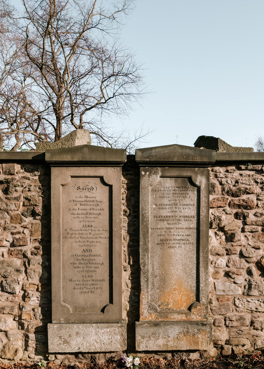 Greyfriars cimetière - Edimbourg