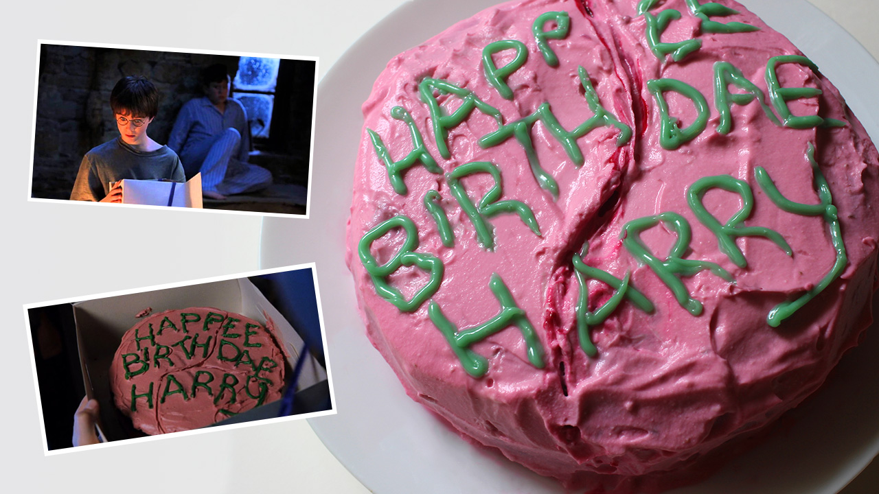 La recette du gâteau d’anniversaire qu'Hagrid offre à Harry Potter !