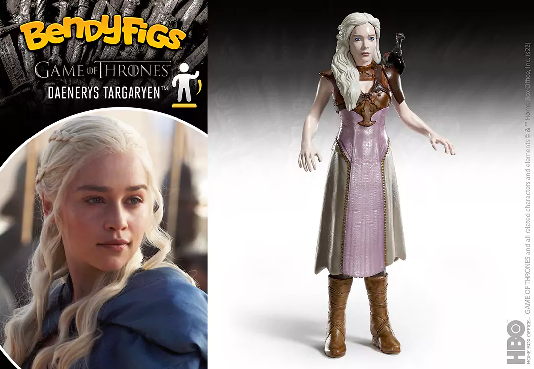 Daenerys Targaryen - figurine Toyllectible Bendyfigs - Game of Thrones