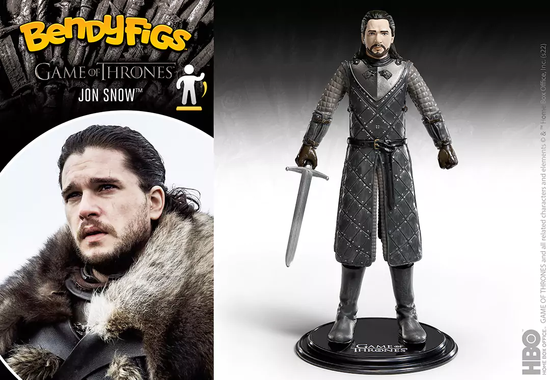Jon Snow - figurine Toyllectible Bendyfigs - Game of Thrones