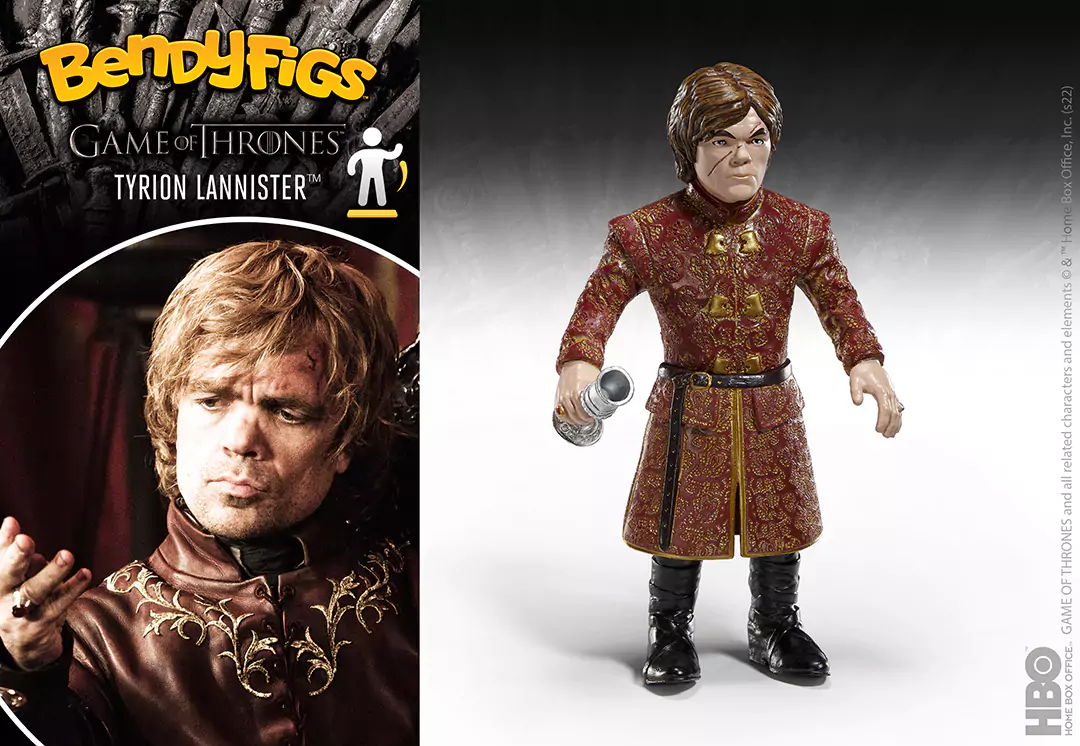 Tyrion Lannister - figurine Toyllectible Bendyfigs - Game of Thrones