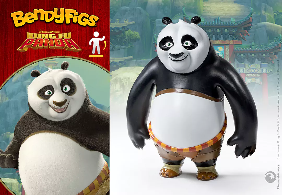 Po Kung Fu Panda - Bendyfigs - Dreamworks
