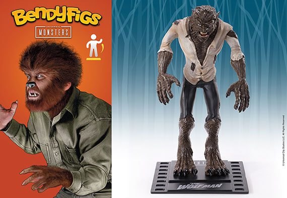 Wolfman - figurine Toyllectible Bendyfigs - Universal