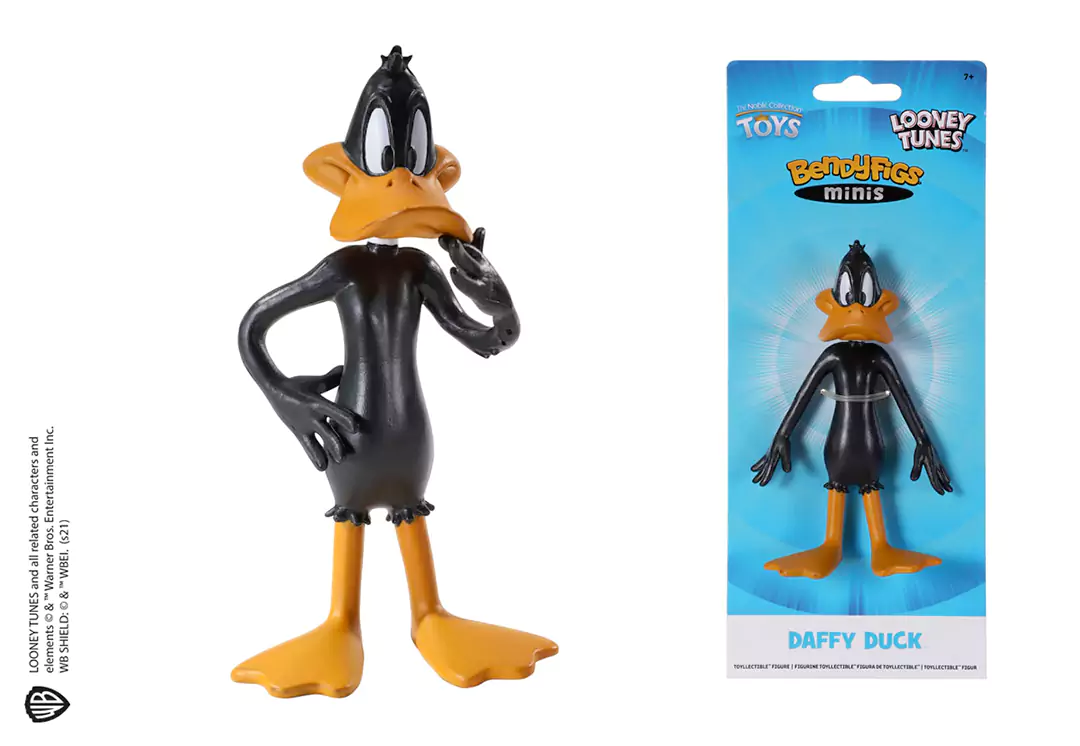 Daffy Duck - mini figurine Toyllectible Bendyfigs - Looney Tunes