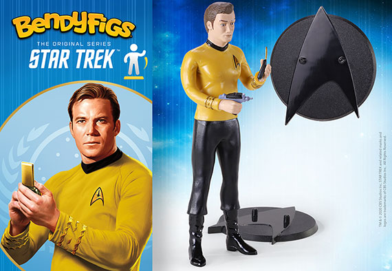 Capitan Kirk - Figura Bendyfigs - Star Trek