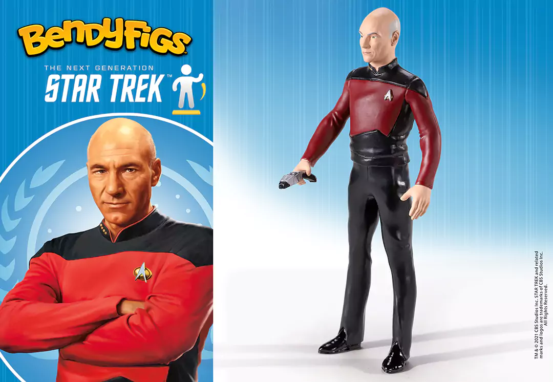 Picard - Action figure Bendyfigs - Star Trek The Next Generation