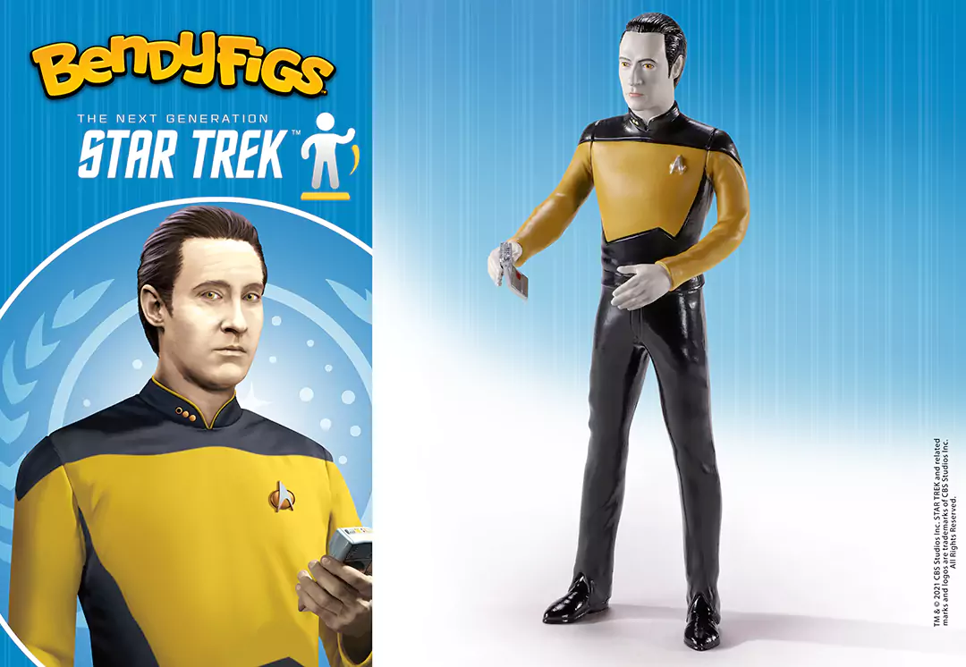 Data - Figurine articulée Bendyfigs - Star Trek La nouvelle génération