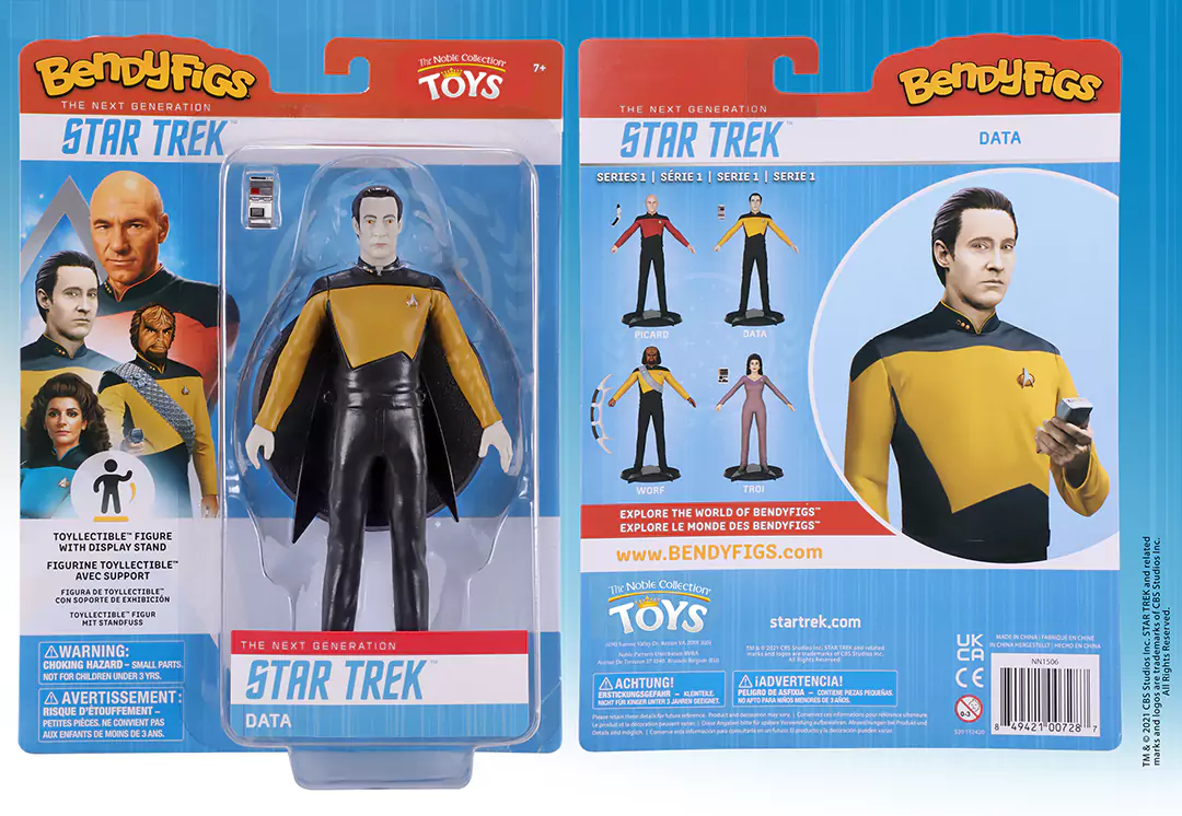 Data - Action figure Bendyfigs - Star Trek The Next Generation