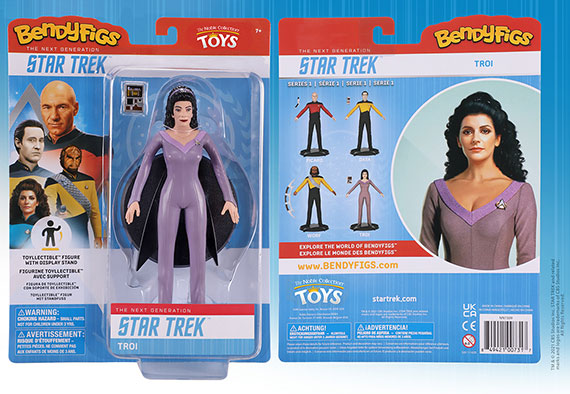 Troi - Figurine articulée Bendyfigs - Star Trek La nouvelle génération