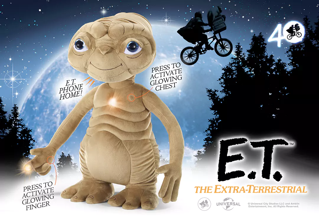 Peluche interactive E.T. Universal - Peluches et coussins
