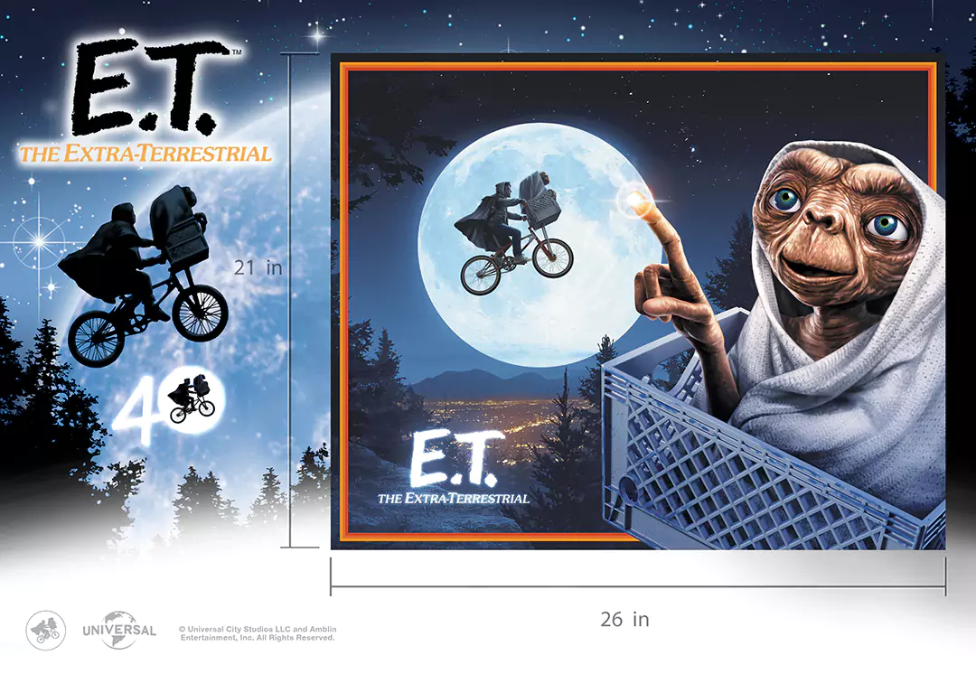 Puzzle E.T. Over the moon - Universal