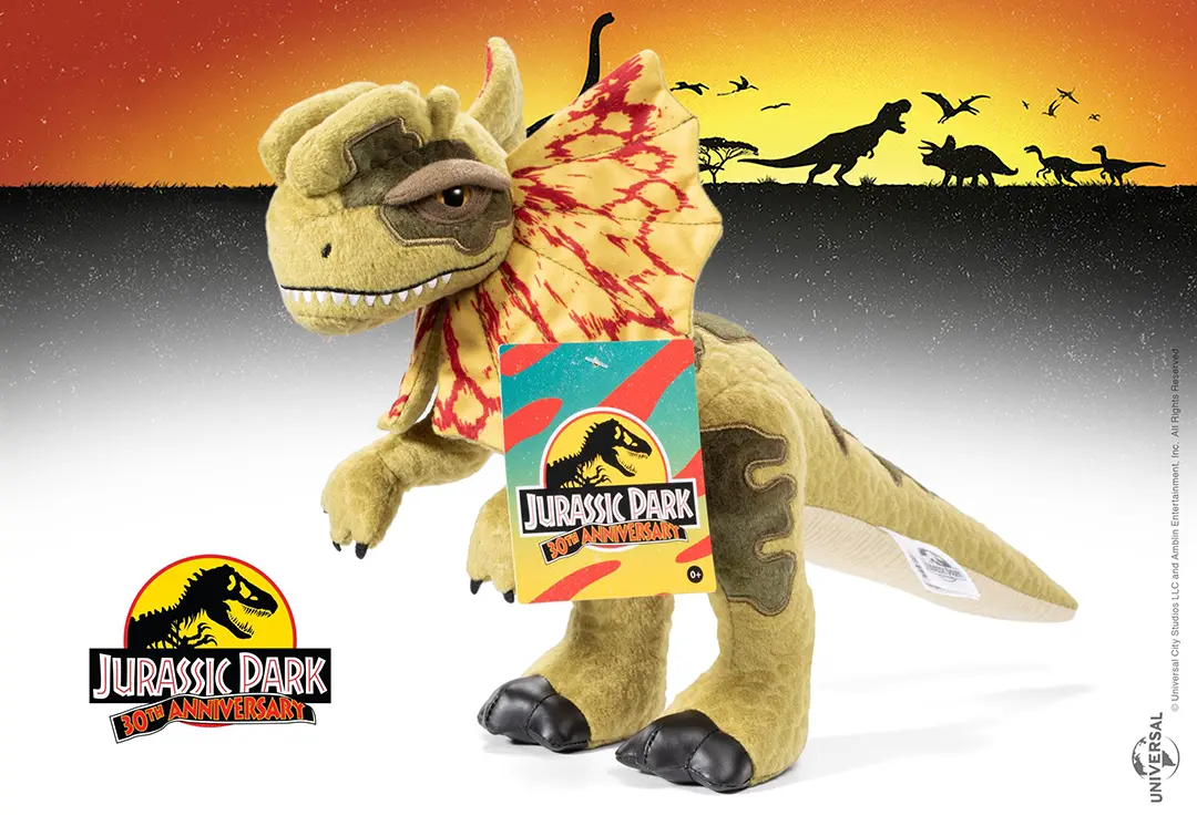 Peluche Dilophosaure - Jurassic Park