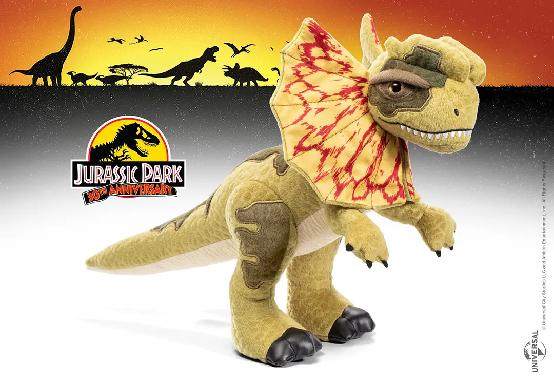 Dilophosaurus plush - Jurassic Park