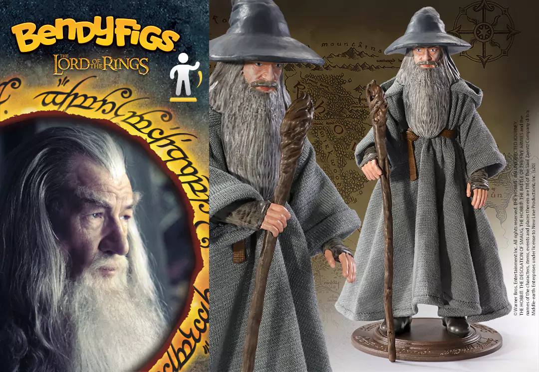Gandalf - Figura Toyllectible Bendyfigs - El Señor de los Anillos