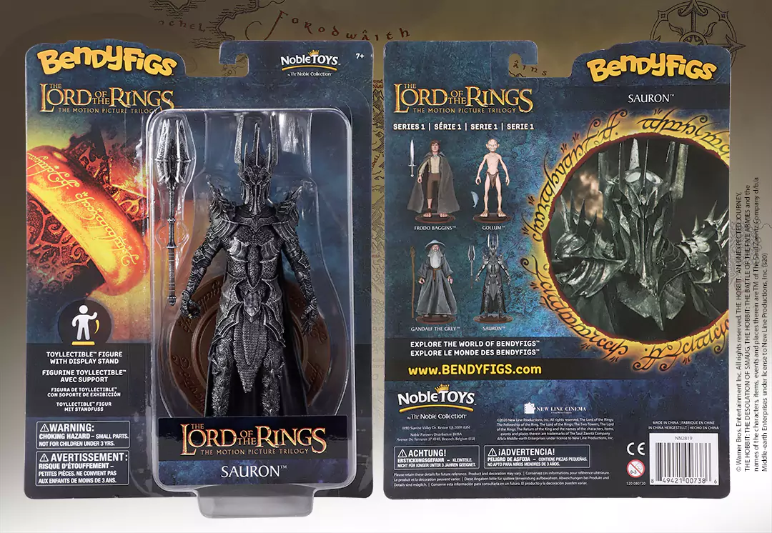 Sauron - figurine Toyllectible Bendyfigs - Le seigneur des anneaux