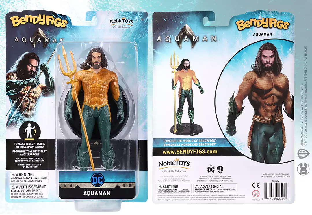 Aquaman - Figura Toyllectible Bendyfigs - DC comics