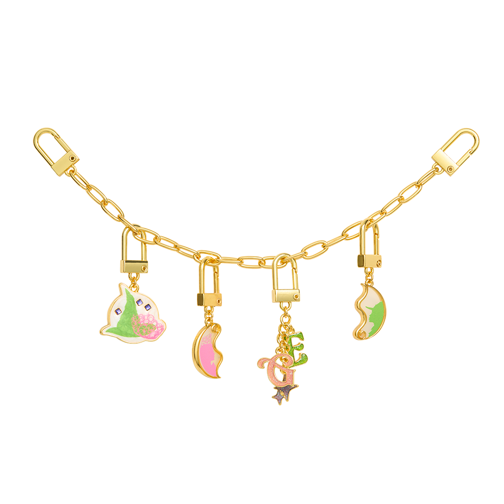 Coffret 4 charms & chaîne - Best Friends Forever - Wicked Coffret 4 charms & chaîne - Best Friends Forever - Wicked