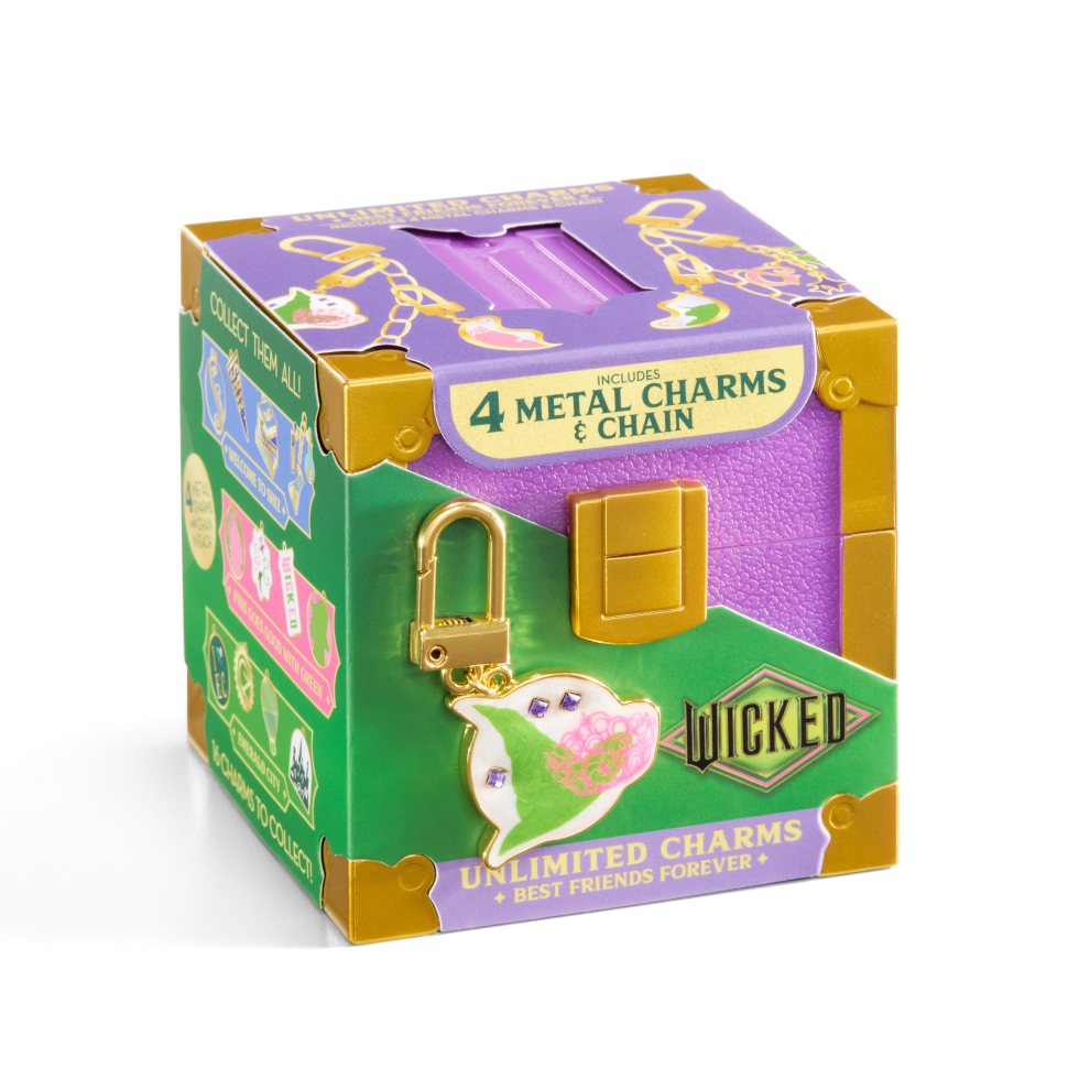 Coffret 4 charms & chaîne - Best Friends Forever - Wicked