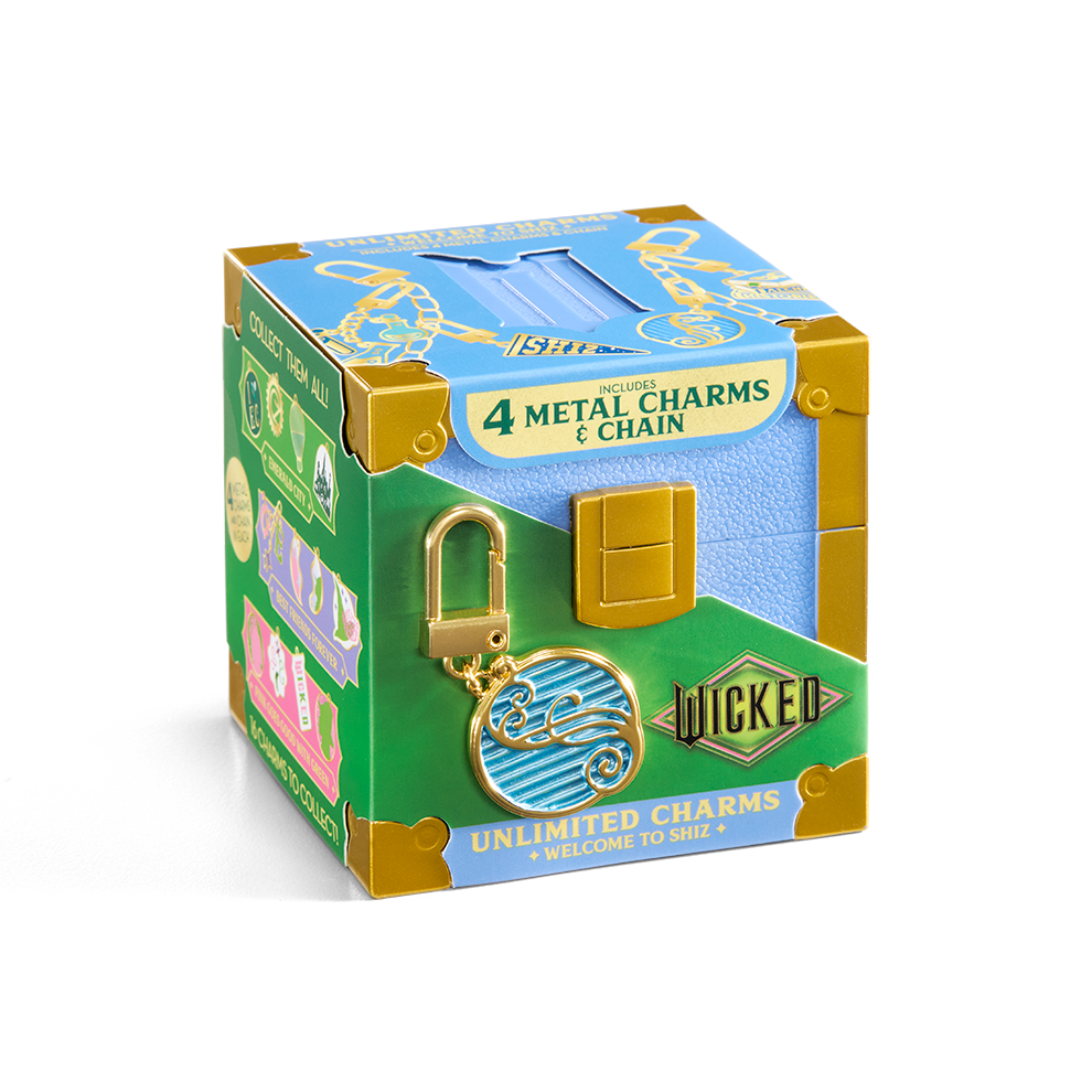 Coffret 4 charms & chaîne - Bienvenue à Shiz - Wicked Coffret 4 charms & chaîne - Bienvenue à Shiz - Wicked