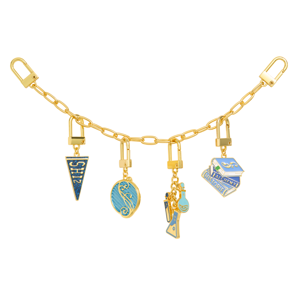 Coffret 4 charms & chaîne - Bienvenue à Shiz - Wicked