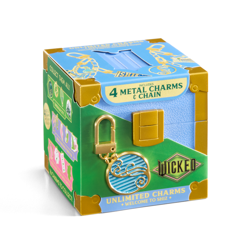 Coffret 4 charms & chaîne - Bienvenue à Shiz - Wicked