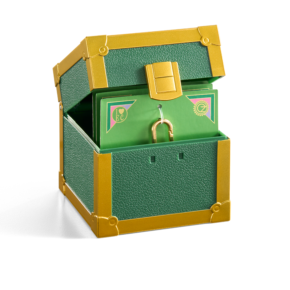 Coffret 4 charms & chaîne - Cité d’Émeraude - Wicked Coffret 4 charms & chaîne - Cité d’Émeraude - Wicked