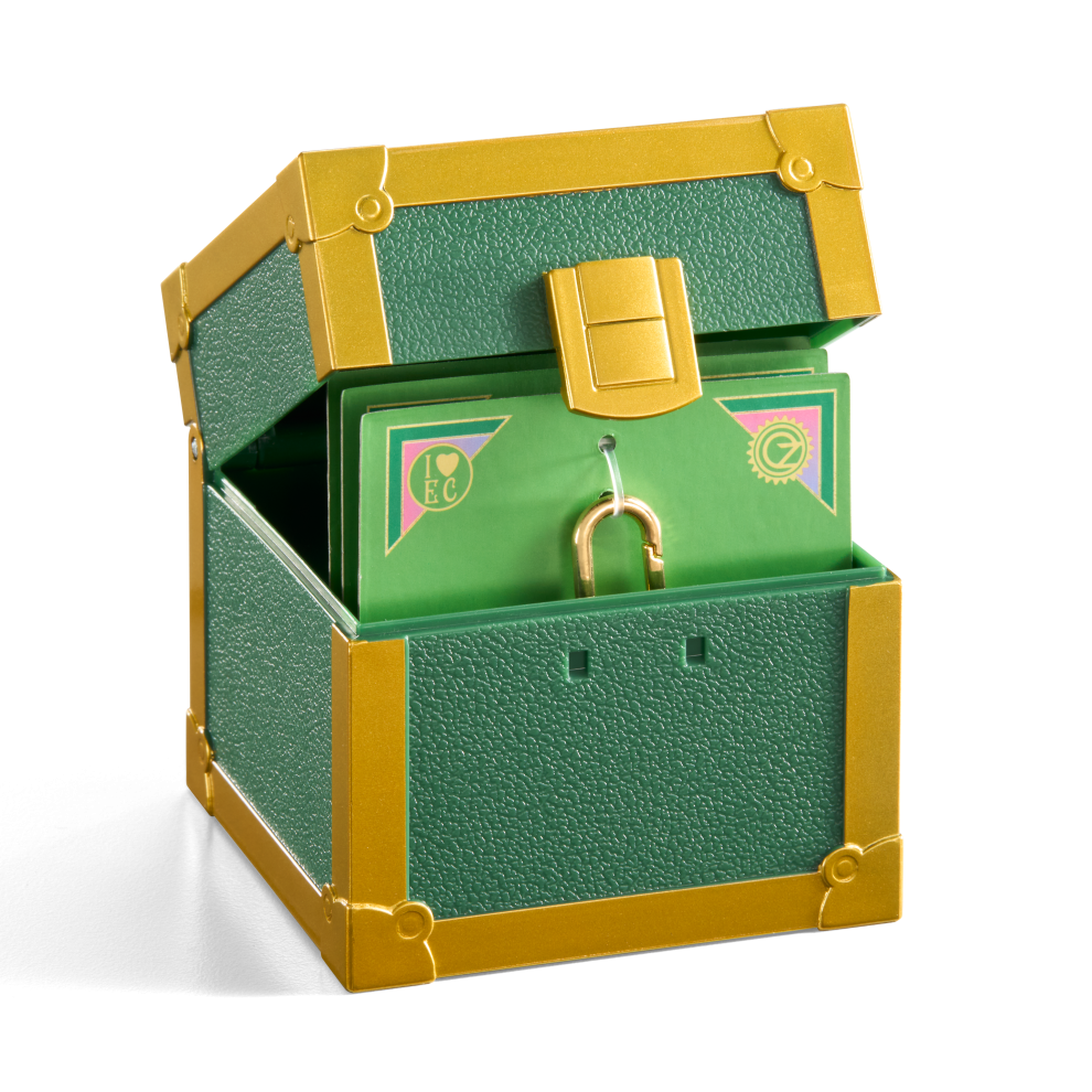 Coffret 4 charms & chaîne - Cité d’Émeraude - Wicked