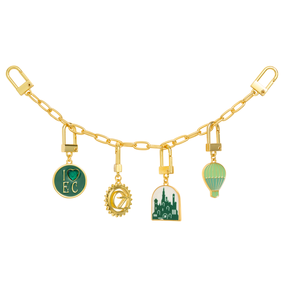 Coffret 4 charms & chaîne - Cité d’Émeraude - Wicked