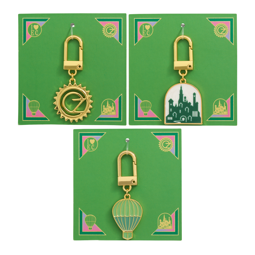 Coffret 4 charms & chaîne - Cité d’Émeraude - Wicked