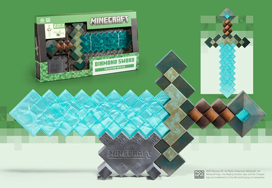 Espada dee Diamante Récplica de coleccionista - Minecraft
