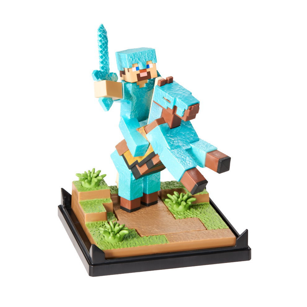 Diorama - Steve en armure de diamant - Minecraft Diorama - Steve en armure de diamant - Minecraft