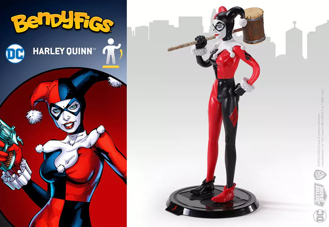 Harley Quinn en costume - Bendyfigs - DC comics