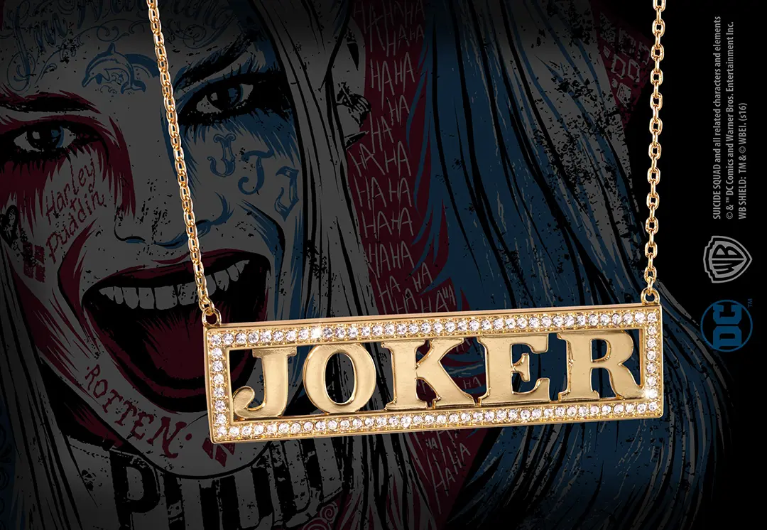Harley Quinn - Bijoux - Pendentif Joker - Suicide Squad - DC Comics