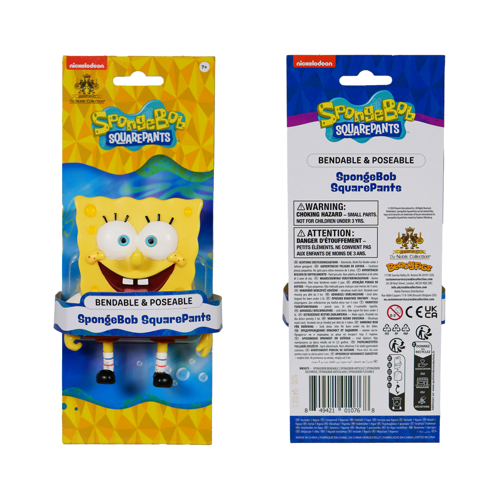 Bob Esponja - Figura Bendyfigs Bendable - Bob Esponja