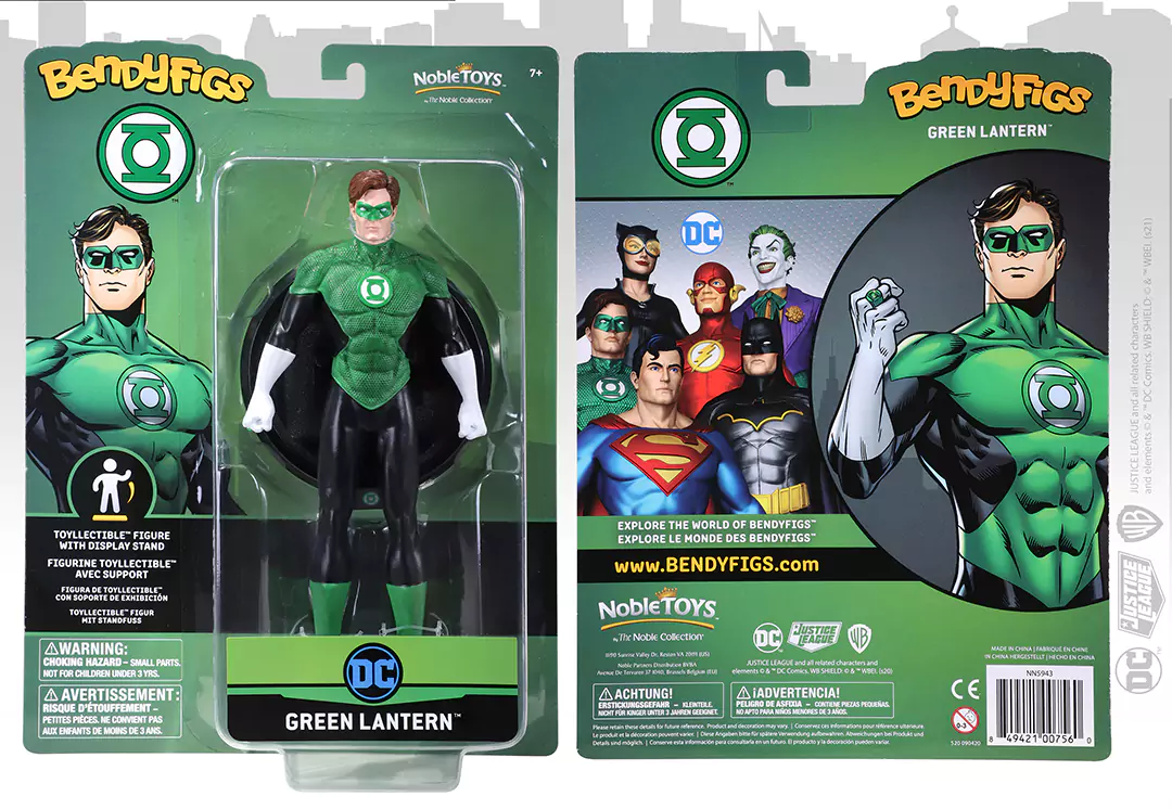 Green Lantern - figurine Toyllectible Bendyfigs - DC comics