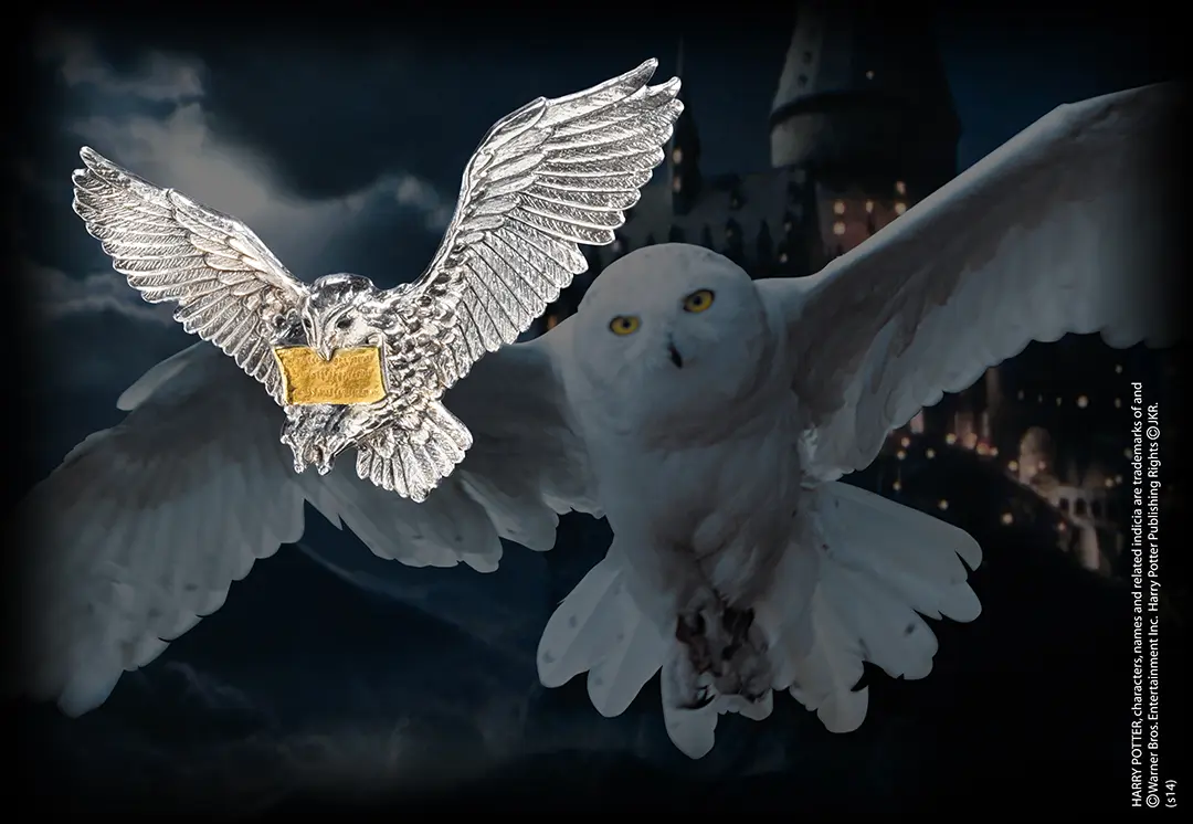 The Flying Hedwig Brooch