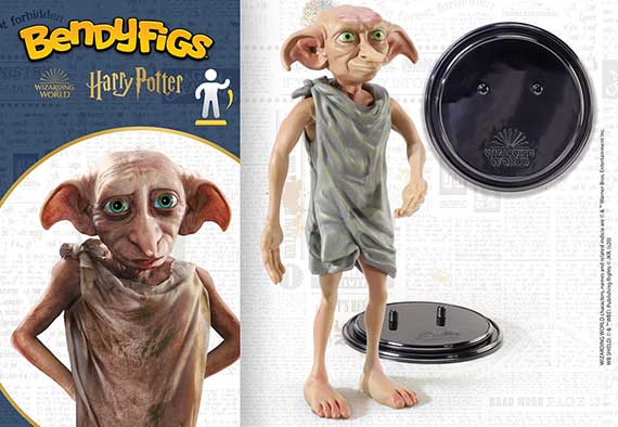Dobby - figurine Toyllectible avec support Bendyfigs - Harry Potter