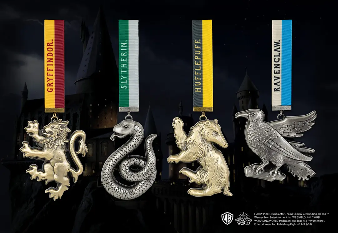 Adornos de las mascotas de las 4 casas - Harry Potter