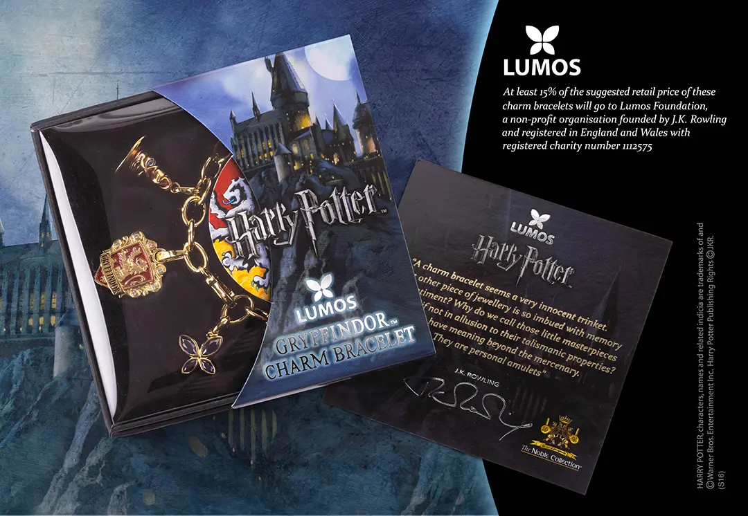 Bracelet Charms - Lumos Gryffondor - Harry Potter
