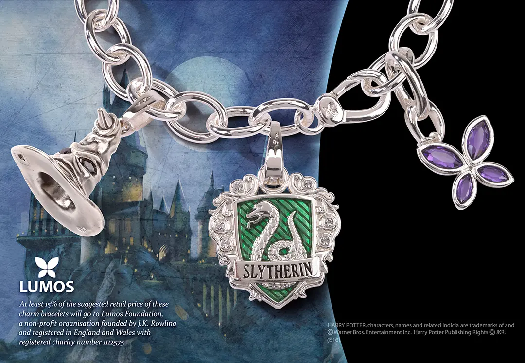 Bracelet Charms - Lumos Serpentard - Harry Potter