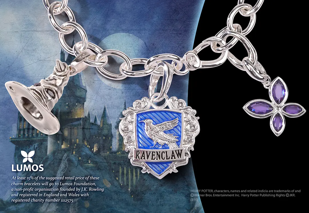 Bracelet Charms - Lumos Serdaigle - Harry Potter