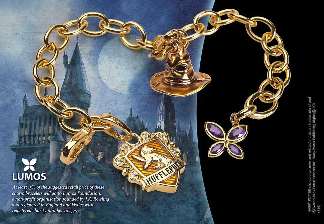 Lumos Hufflepuff - Charm Bracelet