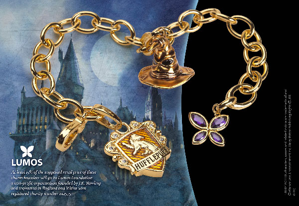 Bracelet Charms - Lumos Poufsouffle - Harry Potter