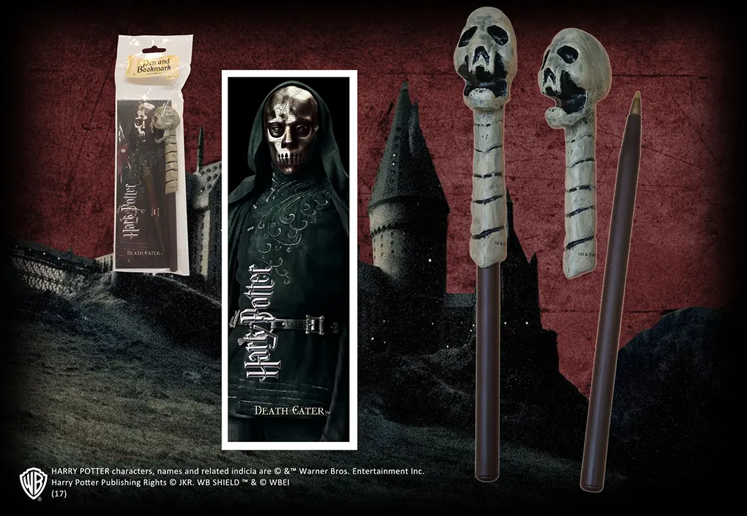 Death Eater (skull) Wand Pen & Bookmark