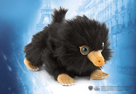 Peluche bébé Niffleur noir - Les Animaux Fantastiques