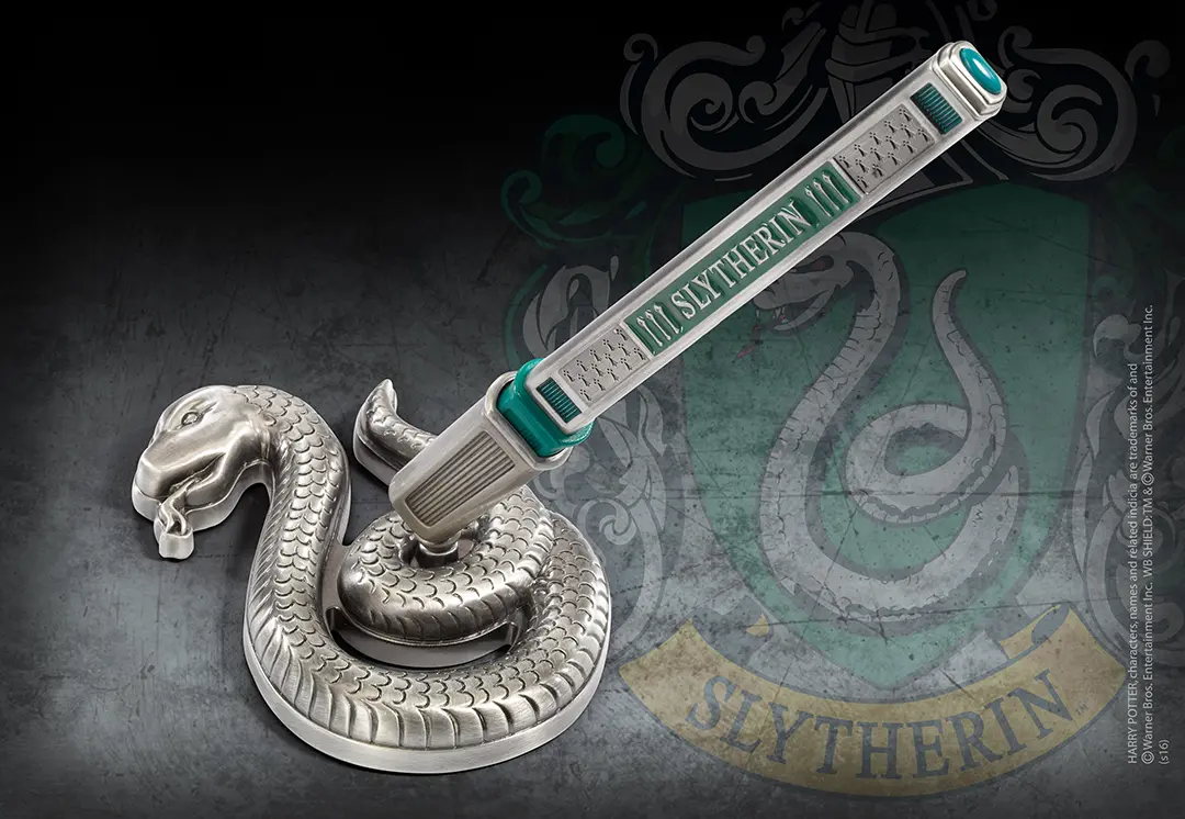Stylo et porte stylo Serpentard -  Harry Potter