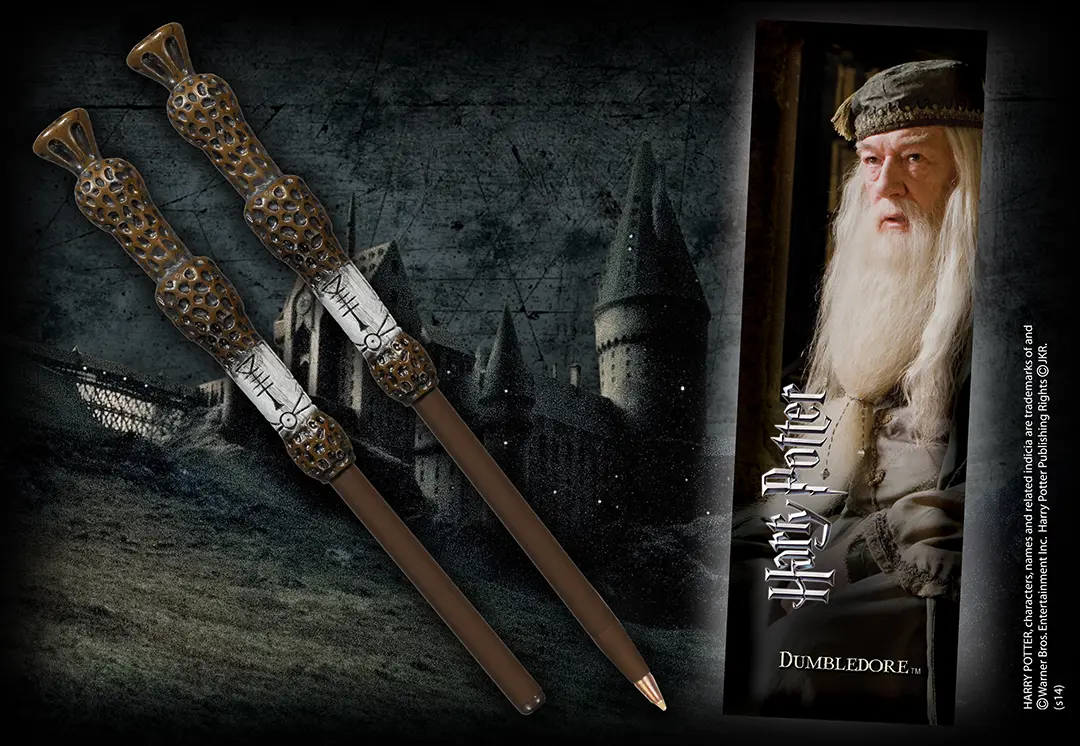 Bolígrafo Varita & marca página Dumbledore