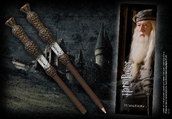 Stylo baguette & Marque-page Dumbledore